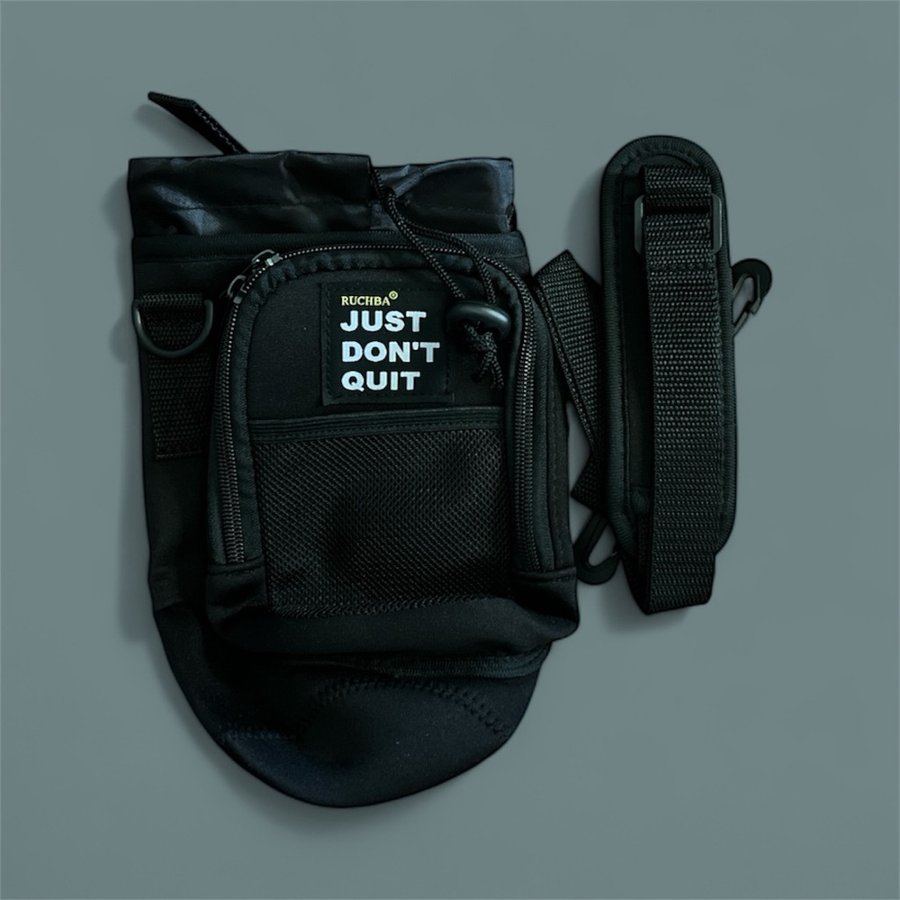 Magnetic Gym Water Bottle Holder Bag with Phone Pocket for 24 32 40oz Cup - Picture 3 of 10